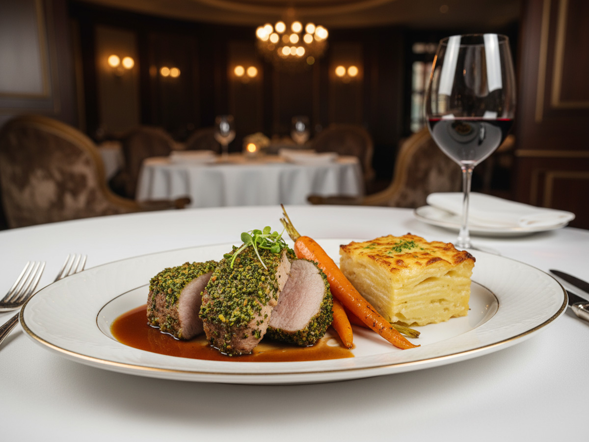 Schweinefilet im Kräutermantel